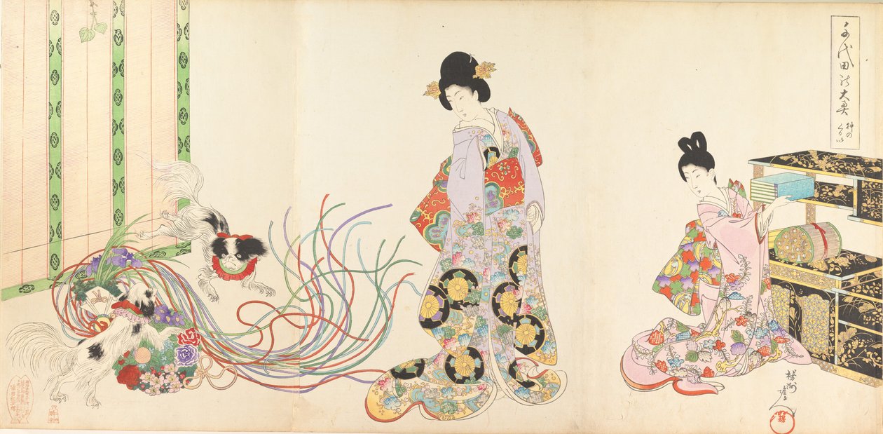 Chiyoda Castle Album of Women, 1895., 1895. av Chikanobu Yoshu