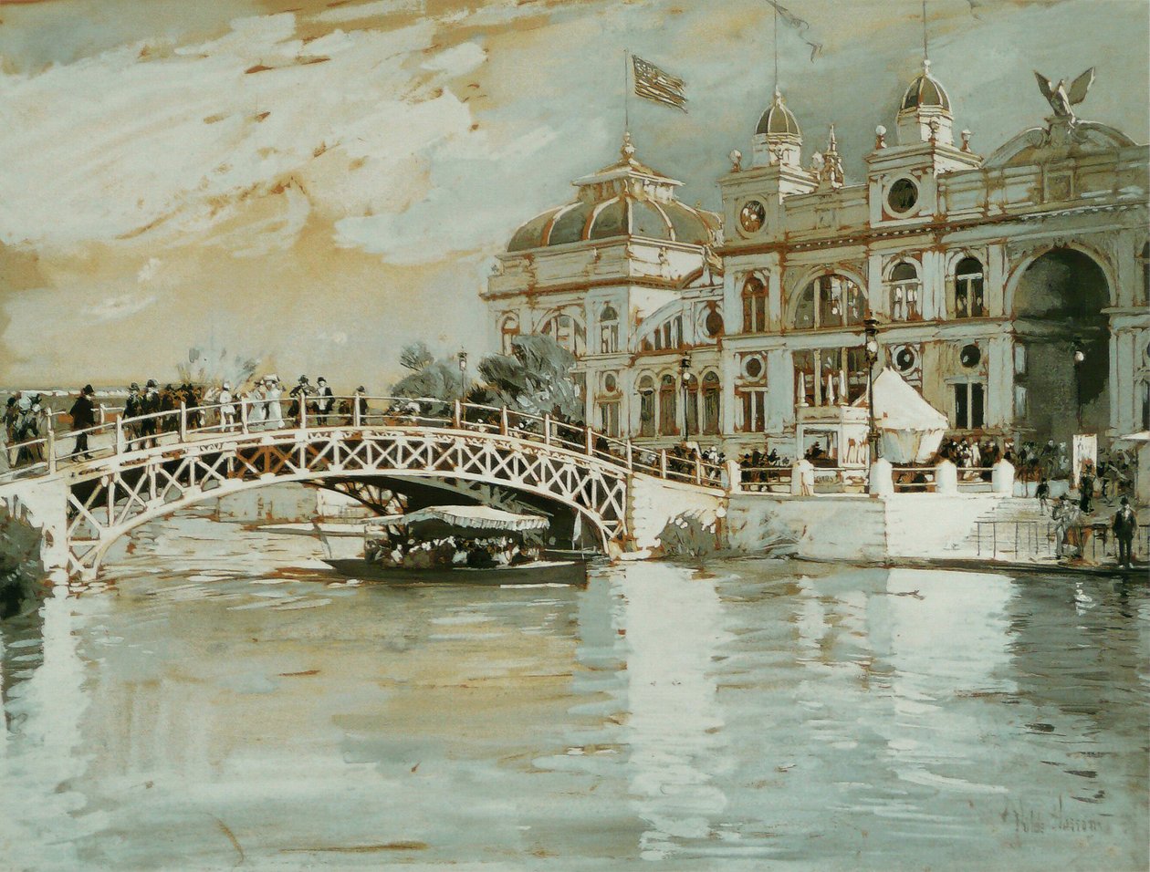 Columbian Exposition, Chicago av Childe Hassam