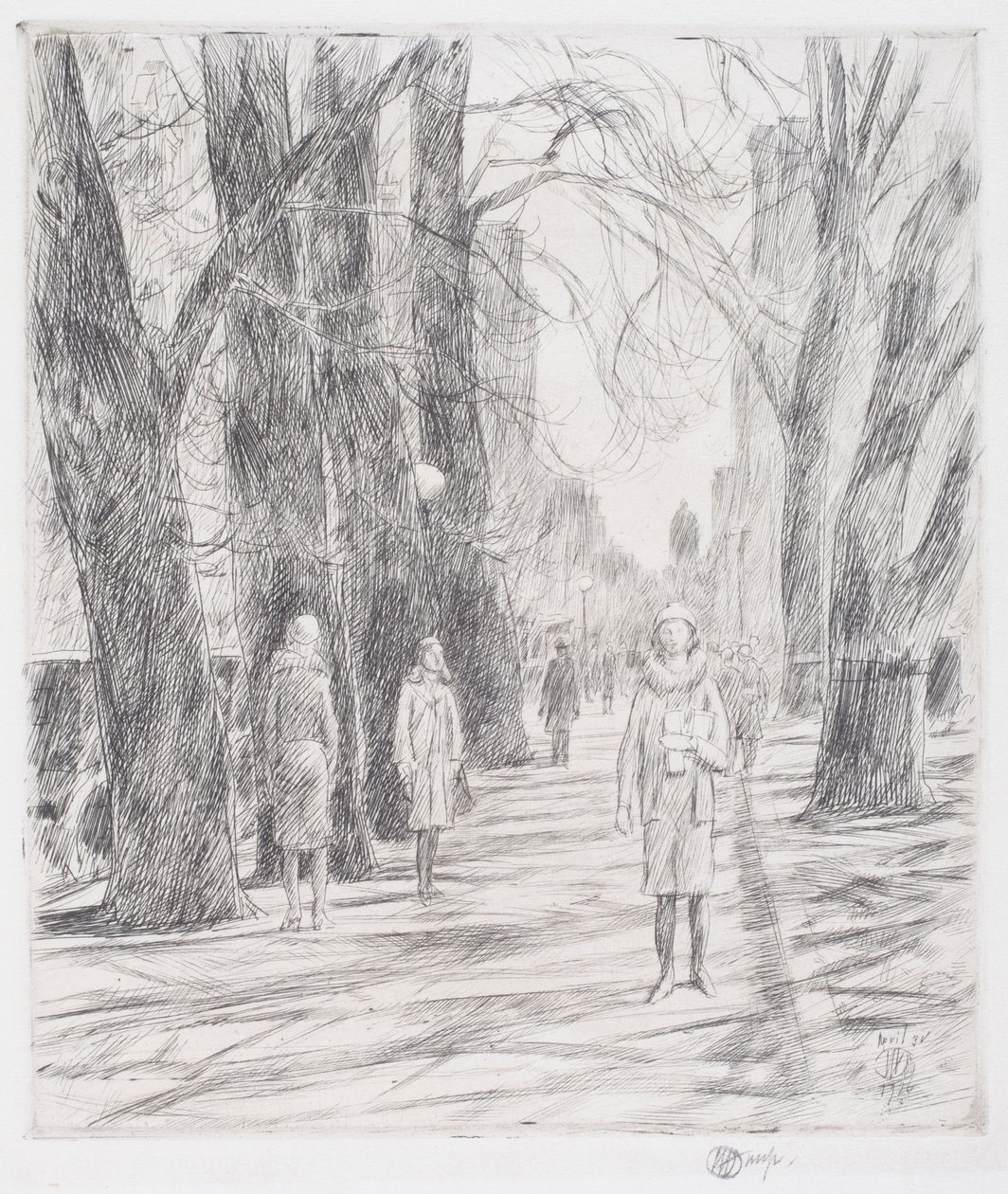 Lafayette Square, Washington av Childe Frederick Hassam