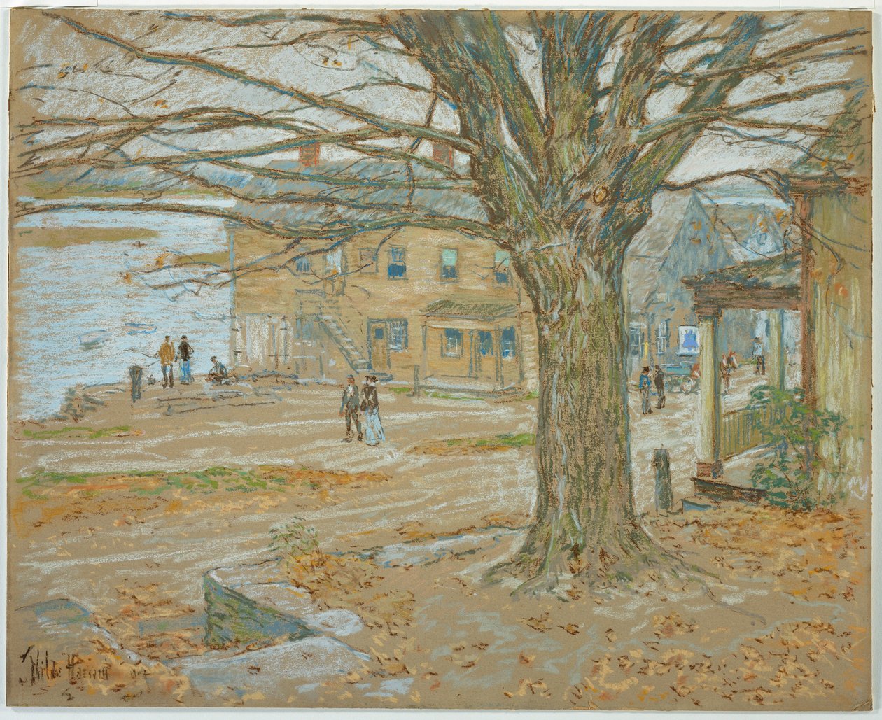 november, Cos Cob av Childe Frederick Hassam