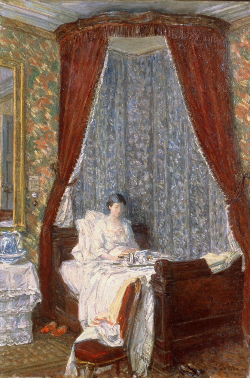 Den franske frokosten av Childe Frederick Hassam