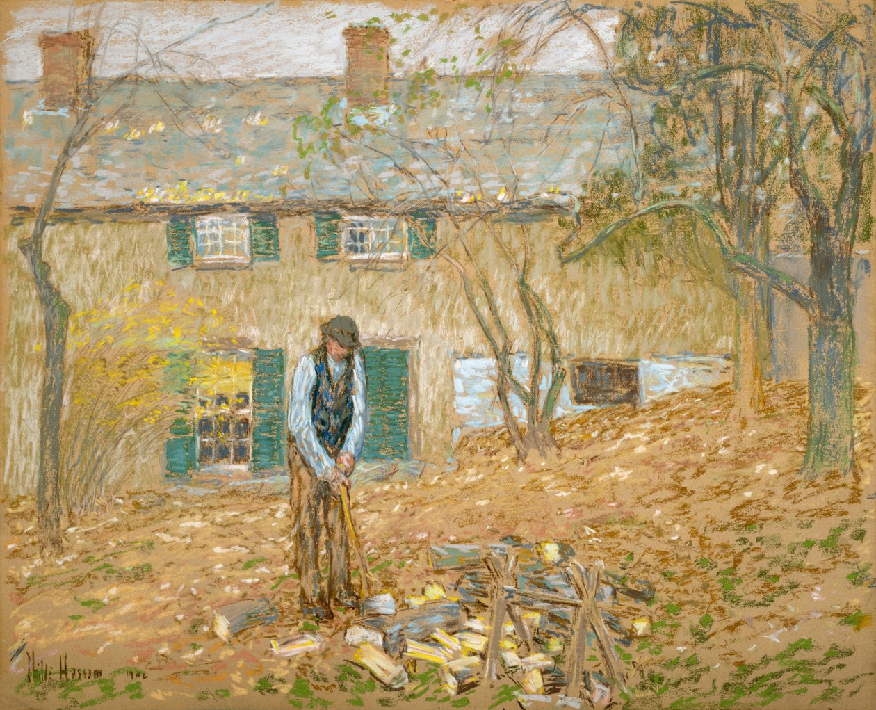 Vedhugger av Childe Frederick Hassam