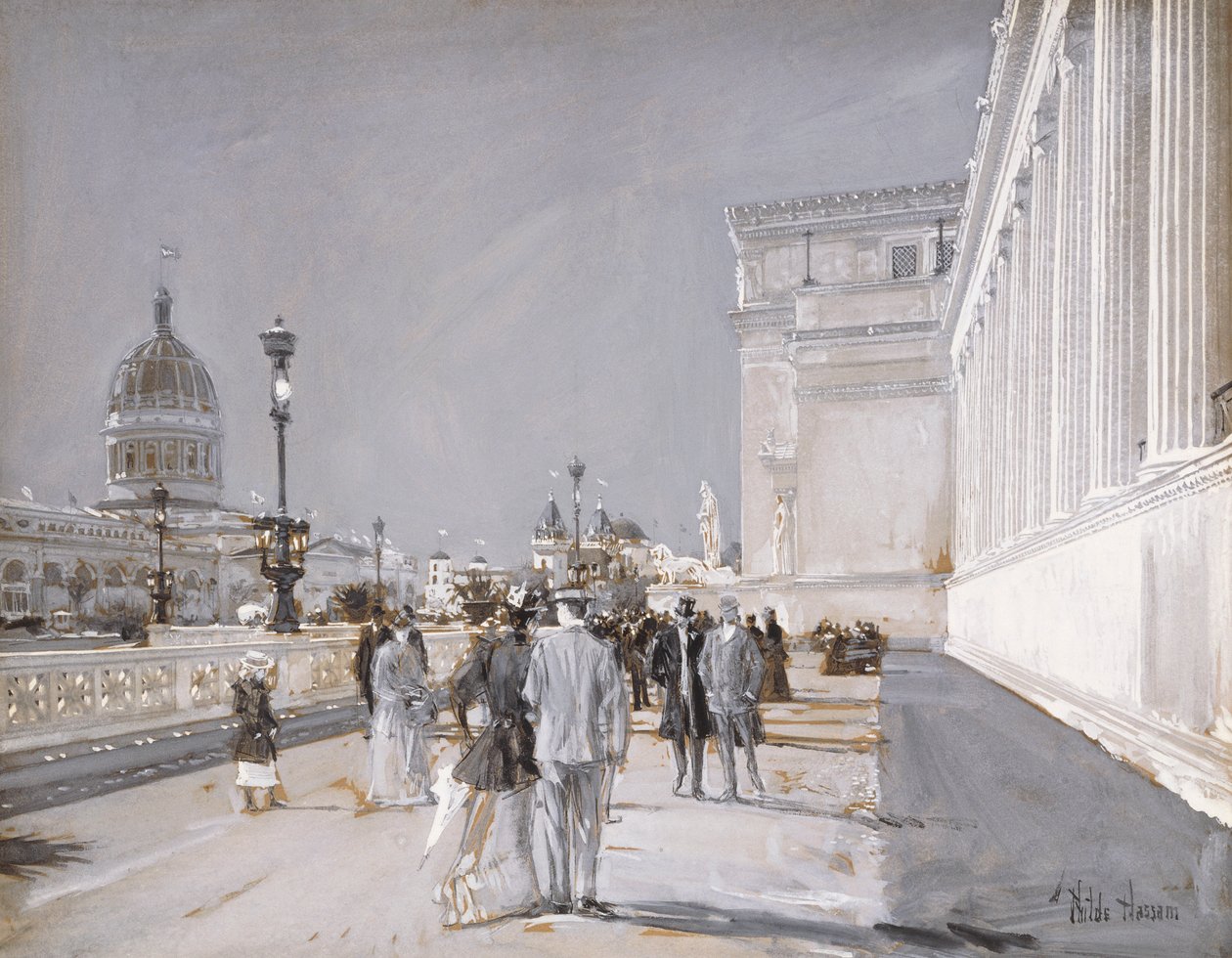 Verdensutstillingen, Chicago av Childe Frederick Hassam