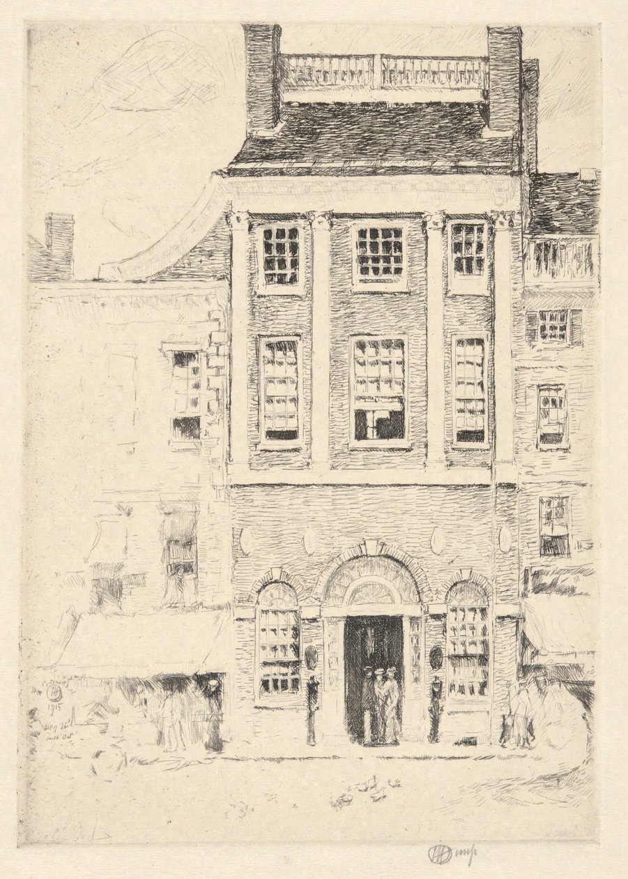 Athenaeum av Childe Hassam