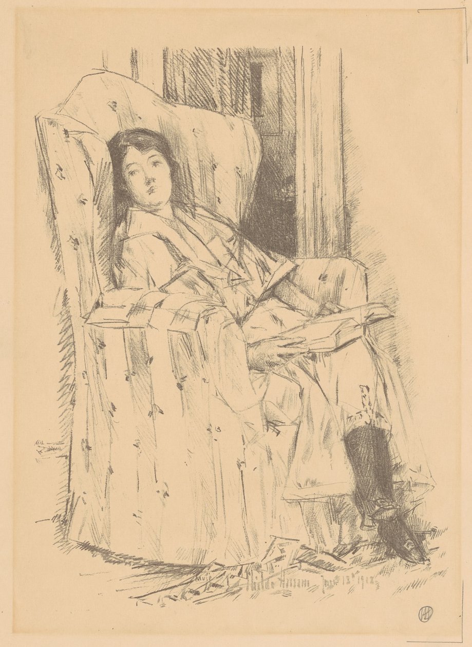 Deshabille av Childe Hassam