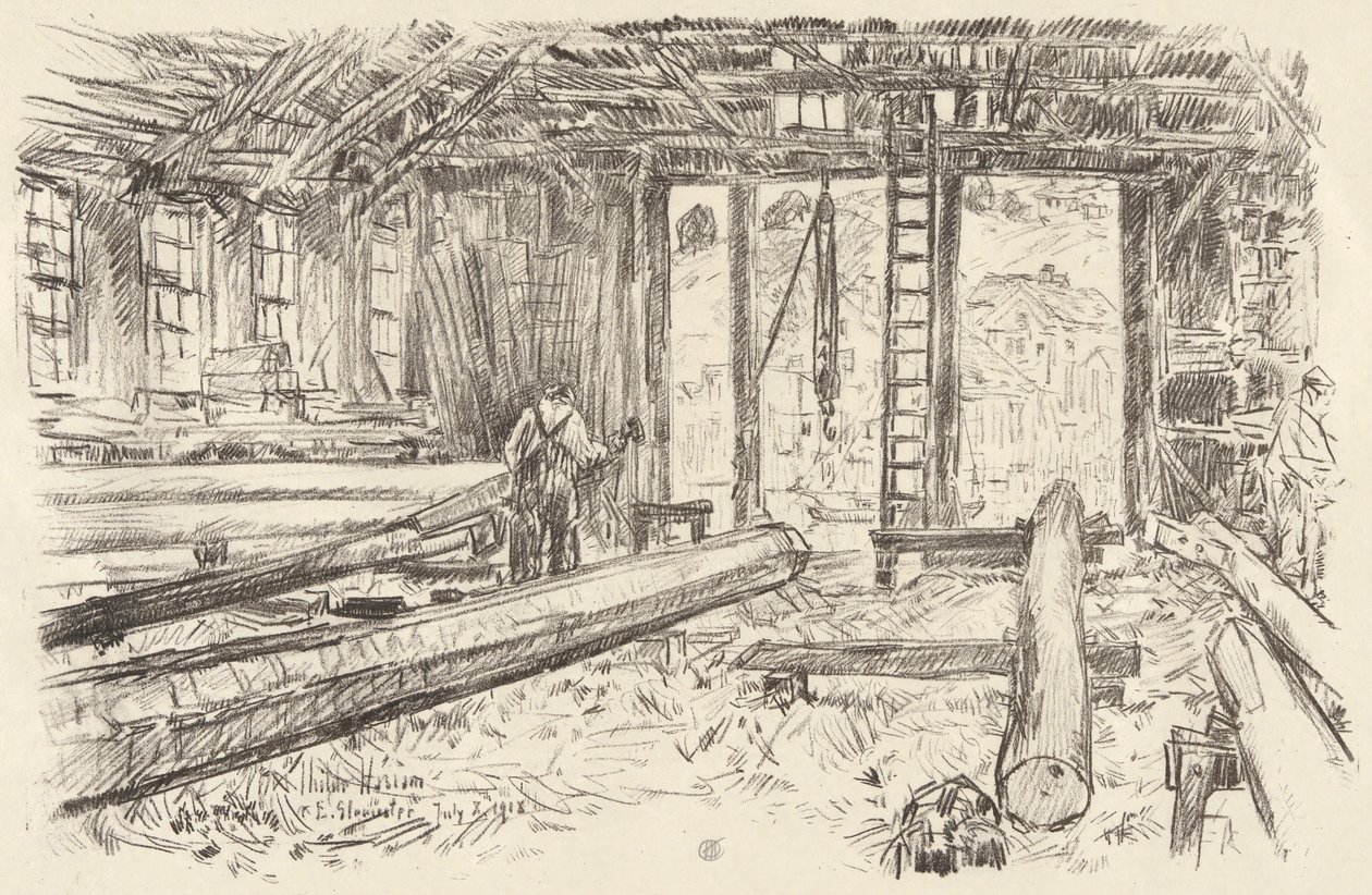 Lagre butikk av Childe Hassam