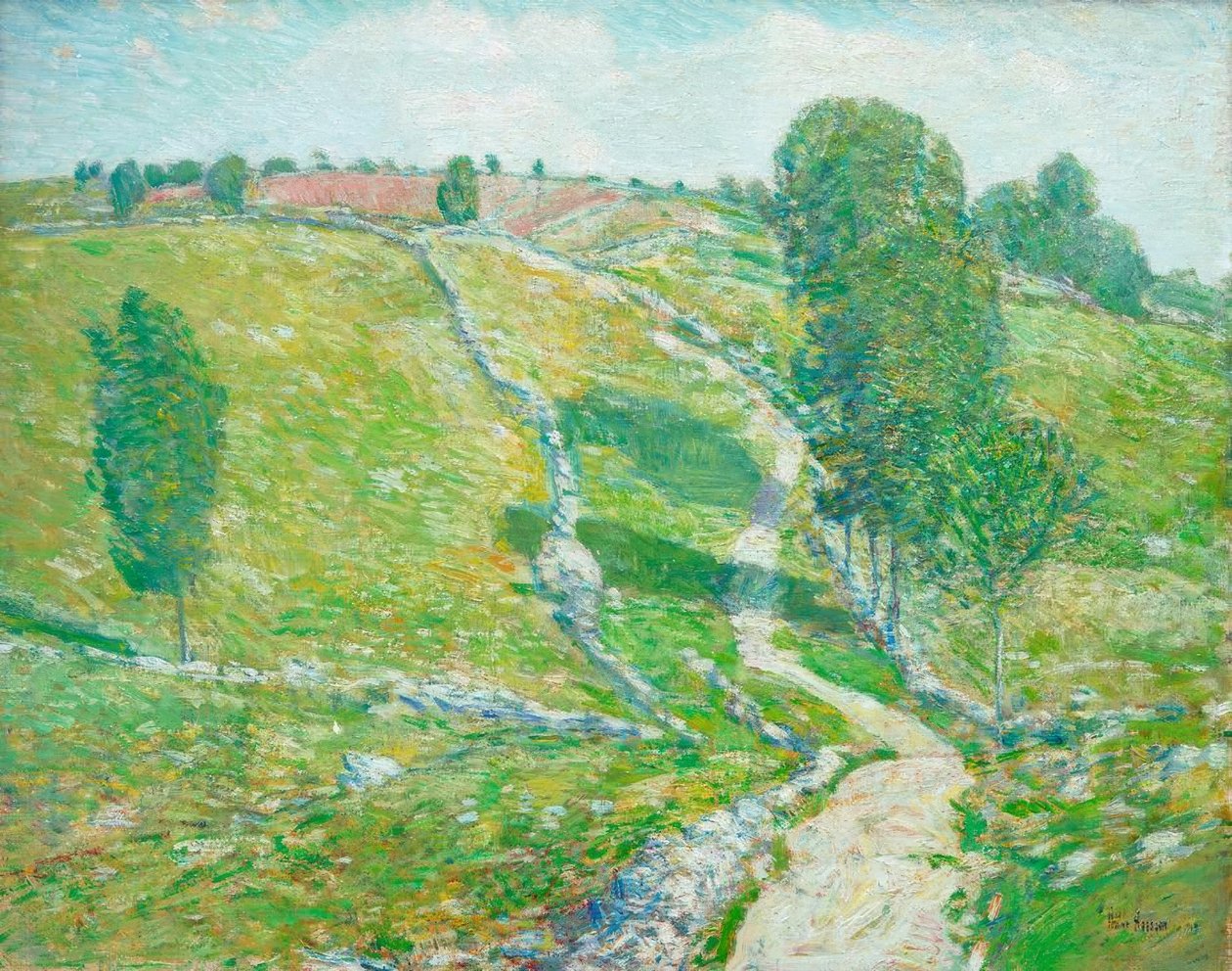 Vei i Land of Nod av Childe Hassam