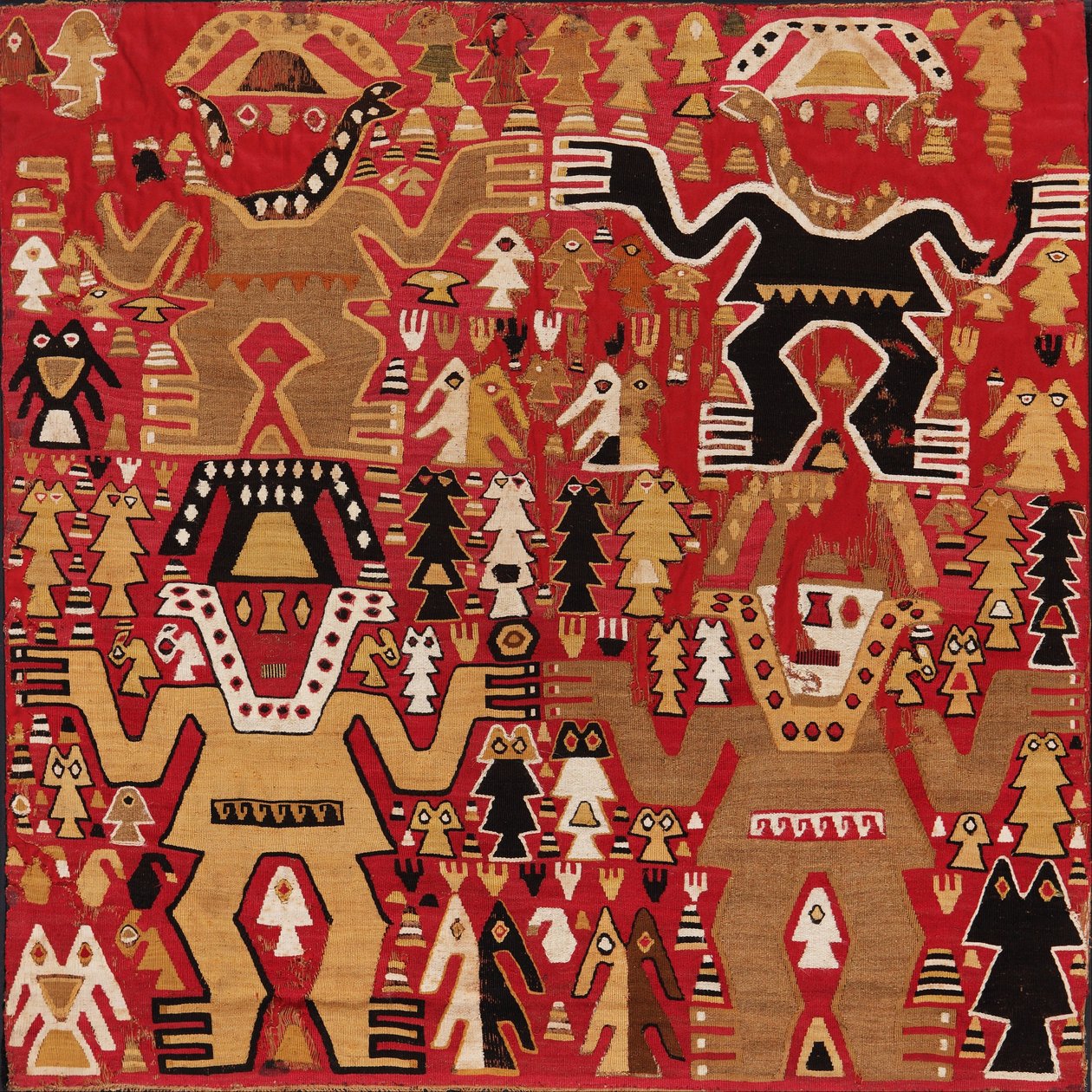 Seremoniell tekstil av Chimú style