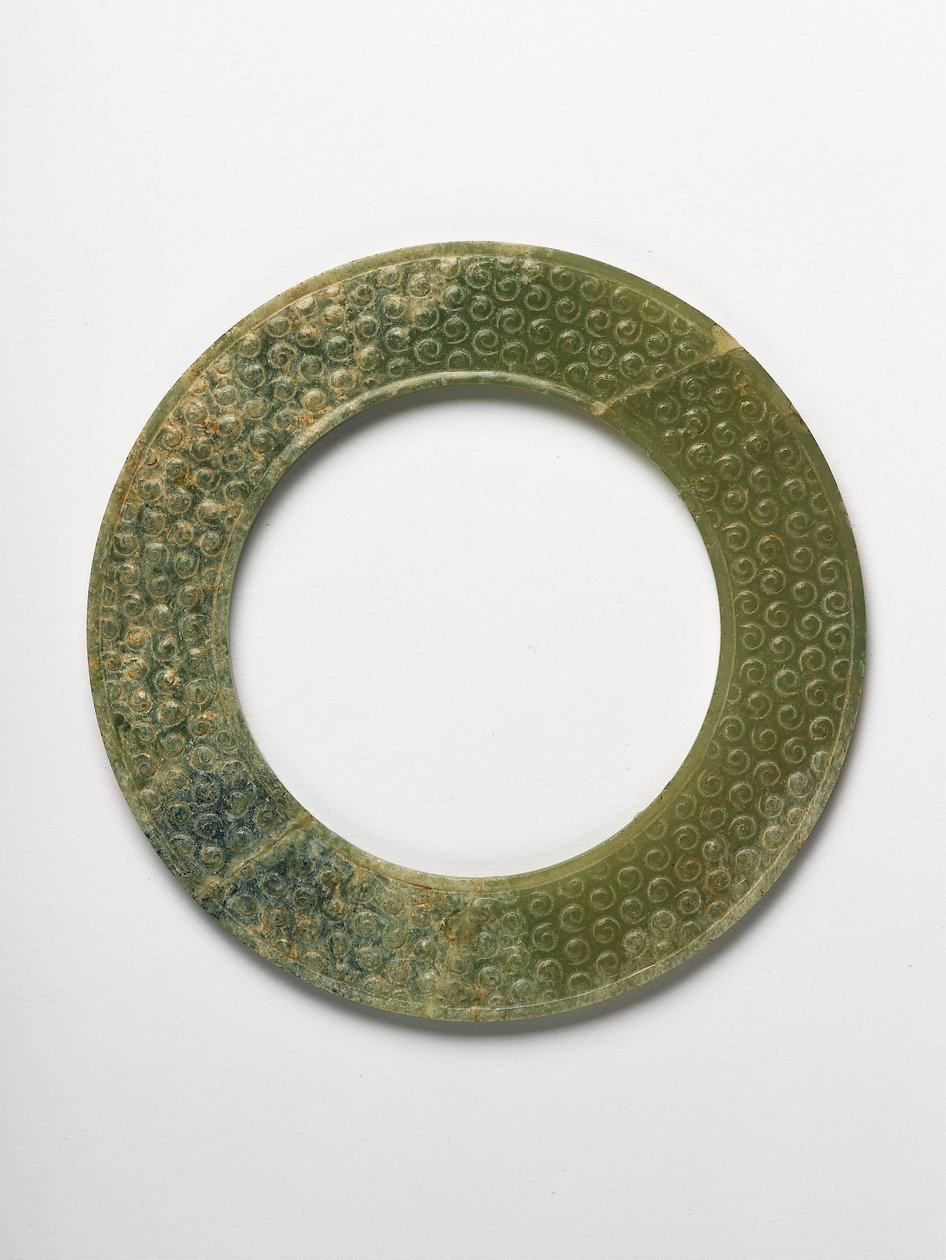 Ring, Warring States periode, 4. til 3. århundre f.Kr. (jade) av Chinese School