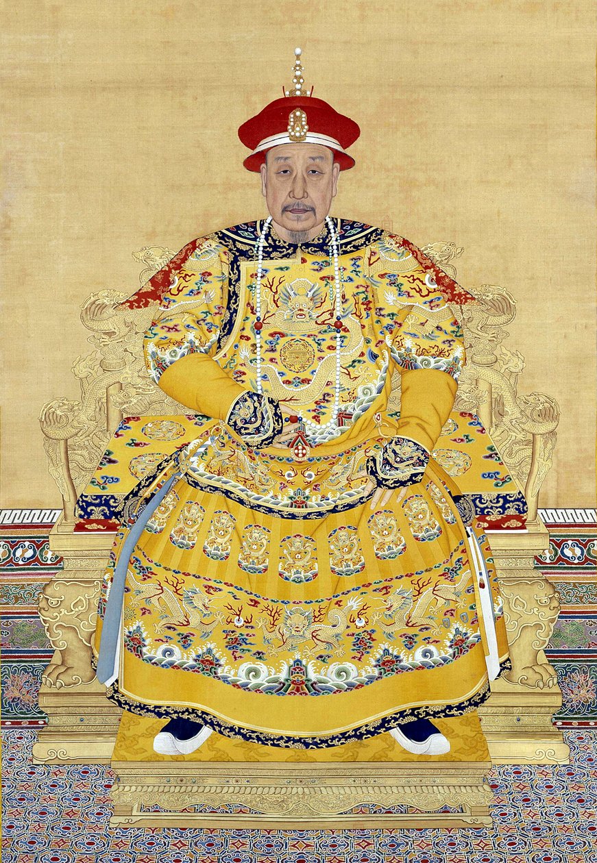 Keiser Qianlong i alderdommen (1711–1799) av Chinese School