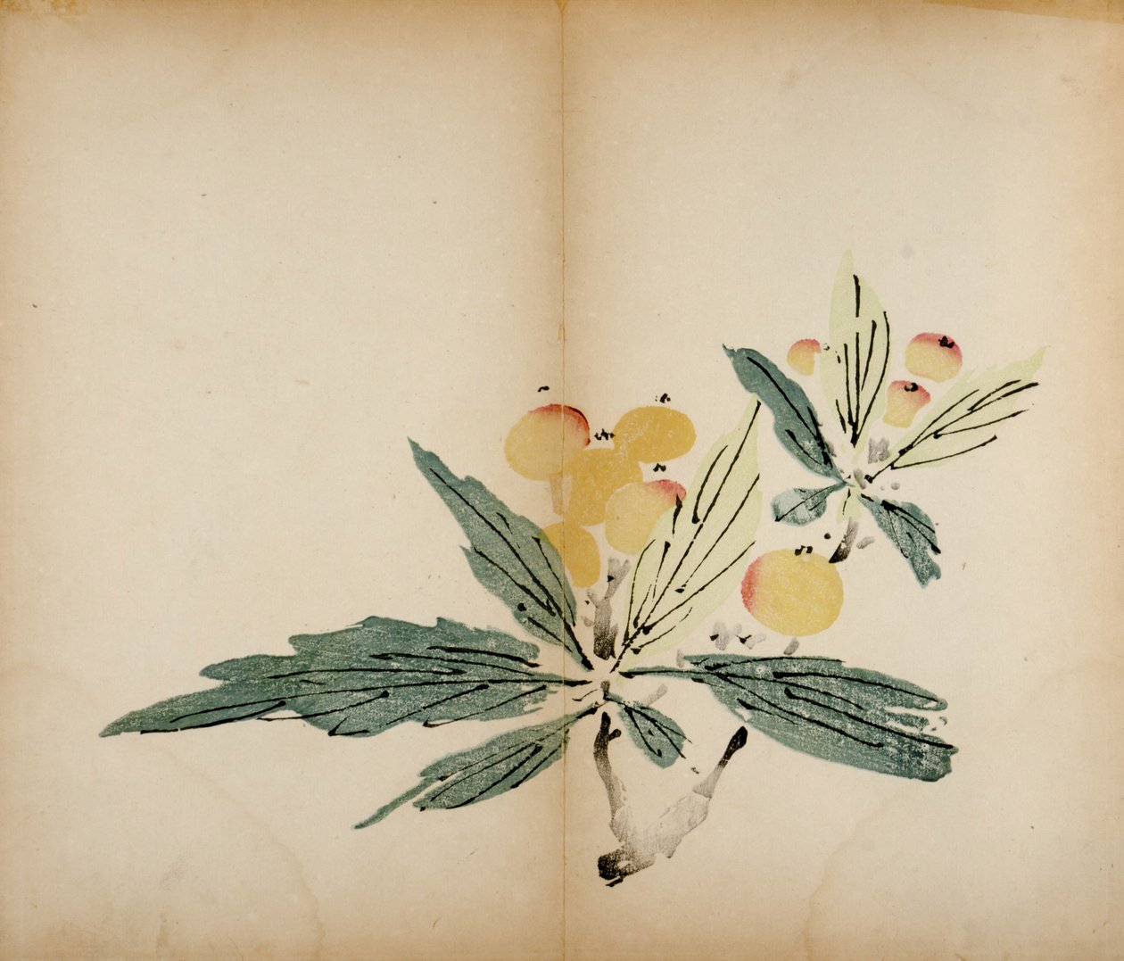 Ti Bamboo Studio Prints, 1643 (treblokk) av Chinese School