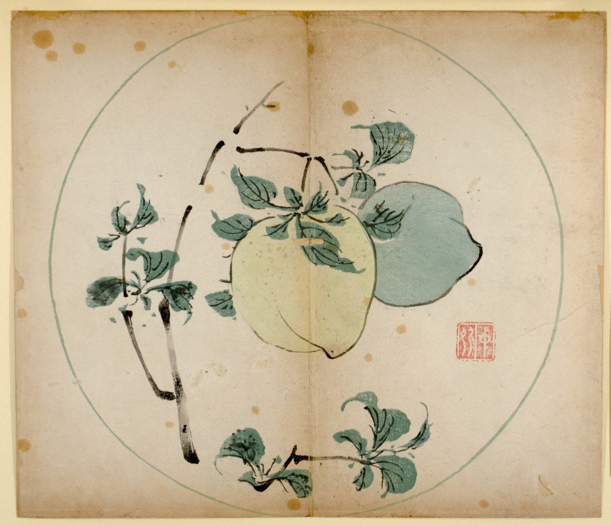 Ti Bamboo Studio Prints, 1643 (treblokk) av Chinese School
