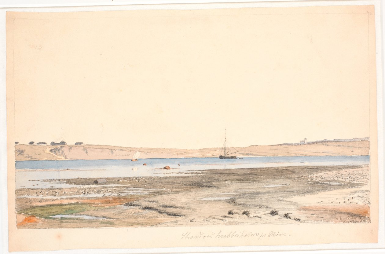 Krabbesholm strand av Christen Dalsgaard