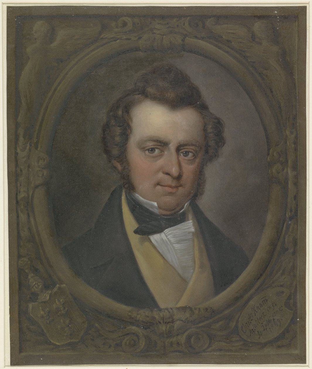 Selvportrett av Christiaan Kramm
