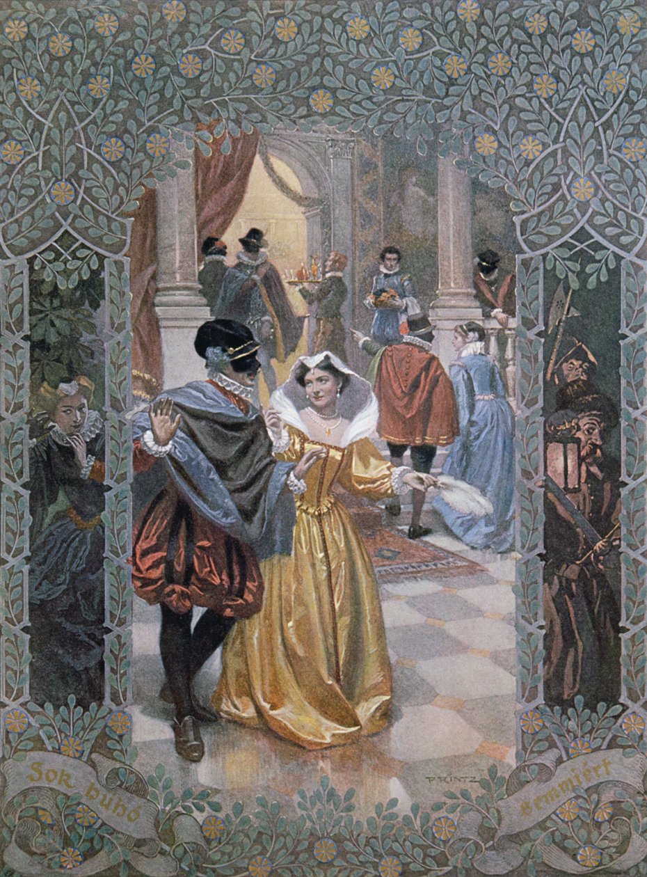 Illustrasjon for en scene i 