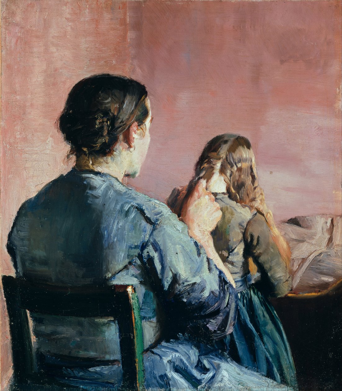 Fletter håret av Christian Krohg
