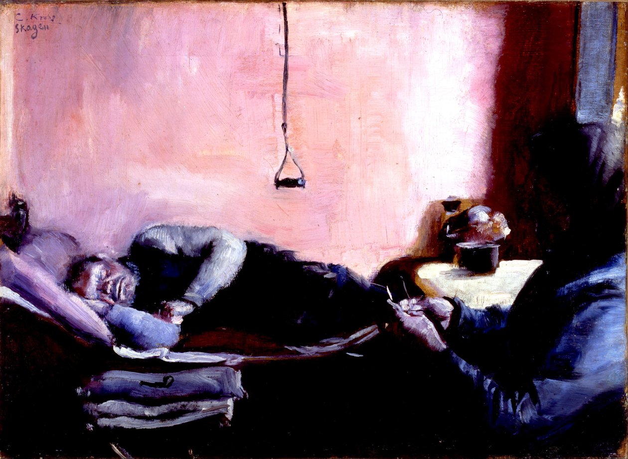 Niels Gaihedes ettermiddagslur av Christian Krohg