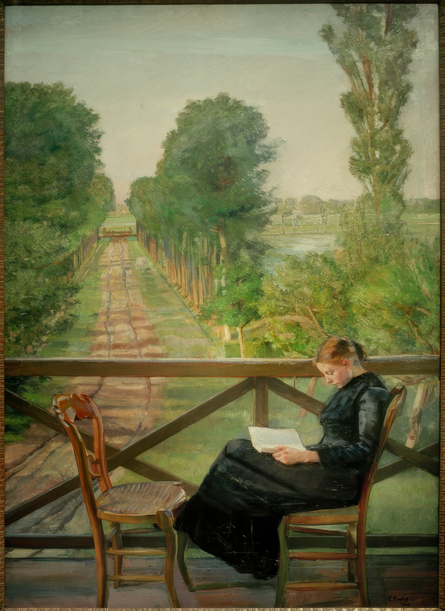 Villa Britannia, Belgia av Christian Krohg