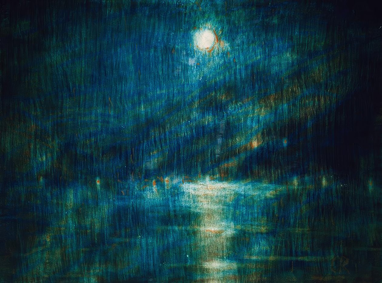 C.Rohlfs, Blue Moon Night (Ascona) av Christian Rohlfs