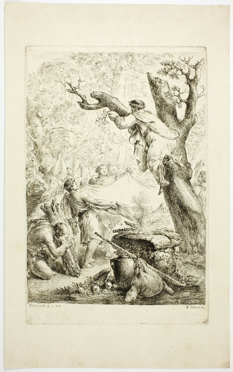Scene fra Plinius av Christian Bernhard Rode