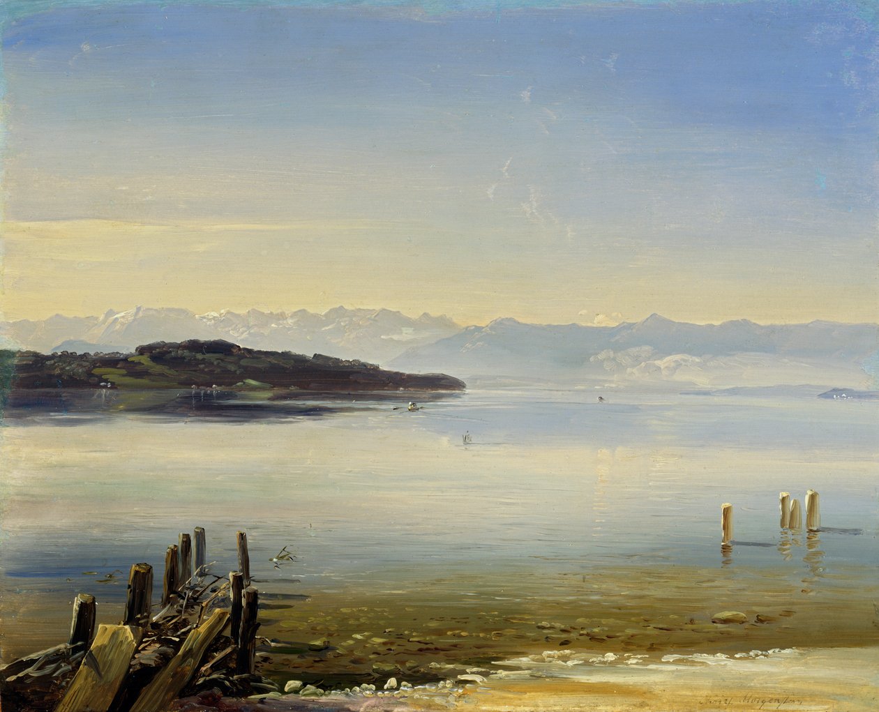 Starnbergsjøen av Christian Ernst Bernhard Morgenstern
