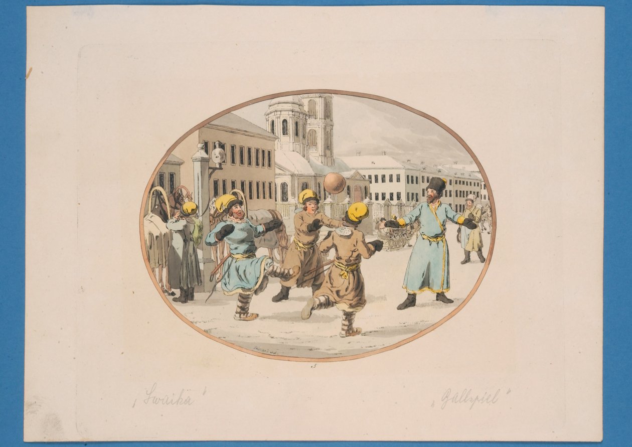 Ballspill, ca. 1910 av Christian Gottfried Geissler