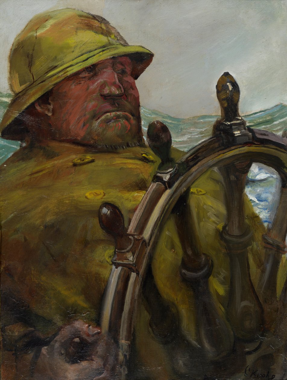Ved roret av Christian Krohg