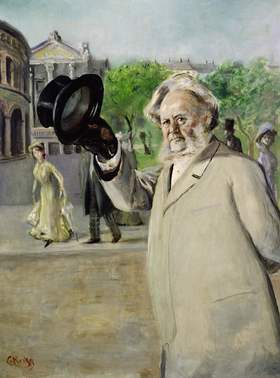 Forfatter Henrik Ibsen (olje på lerret) av Christian Krohg