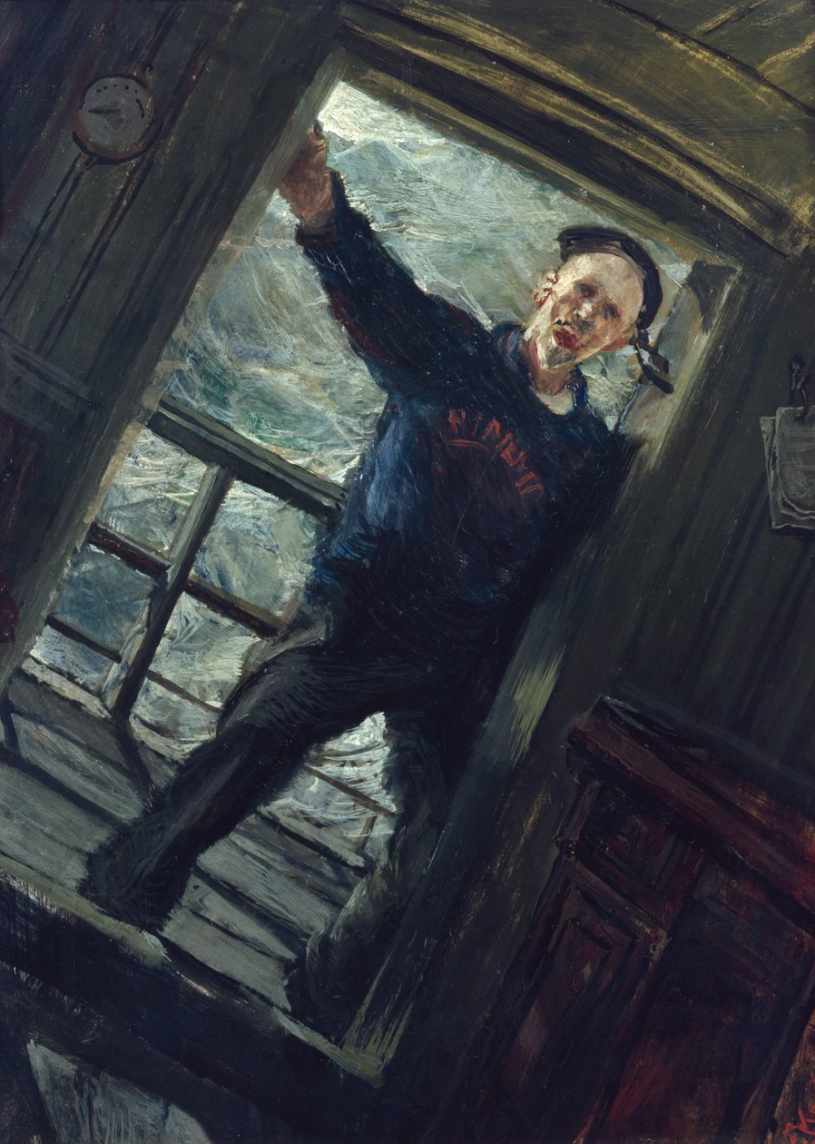 In The Steer Opening (maleri) av Christian Krohg