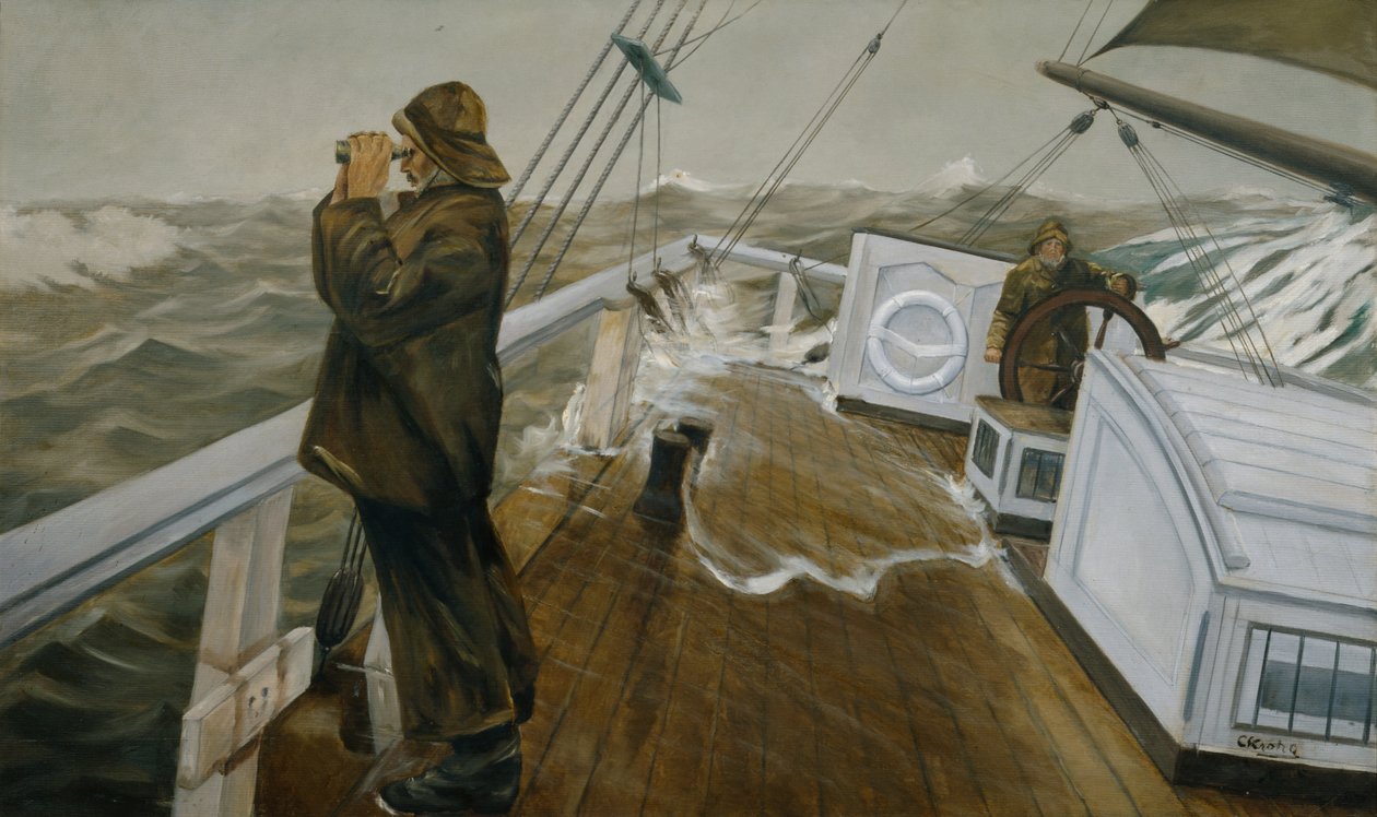 Ser etter pilot av Christian Krohg