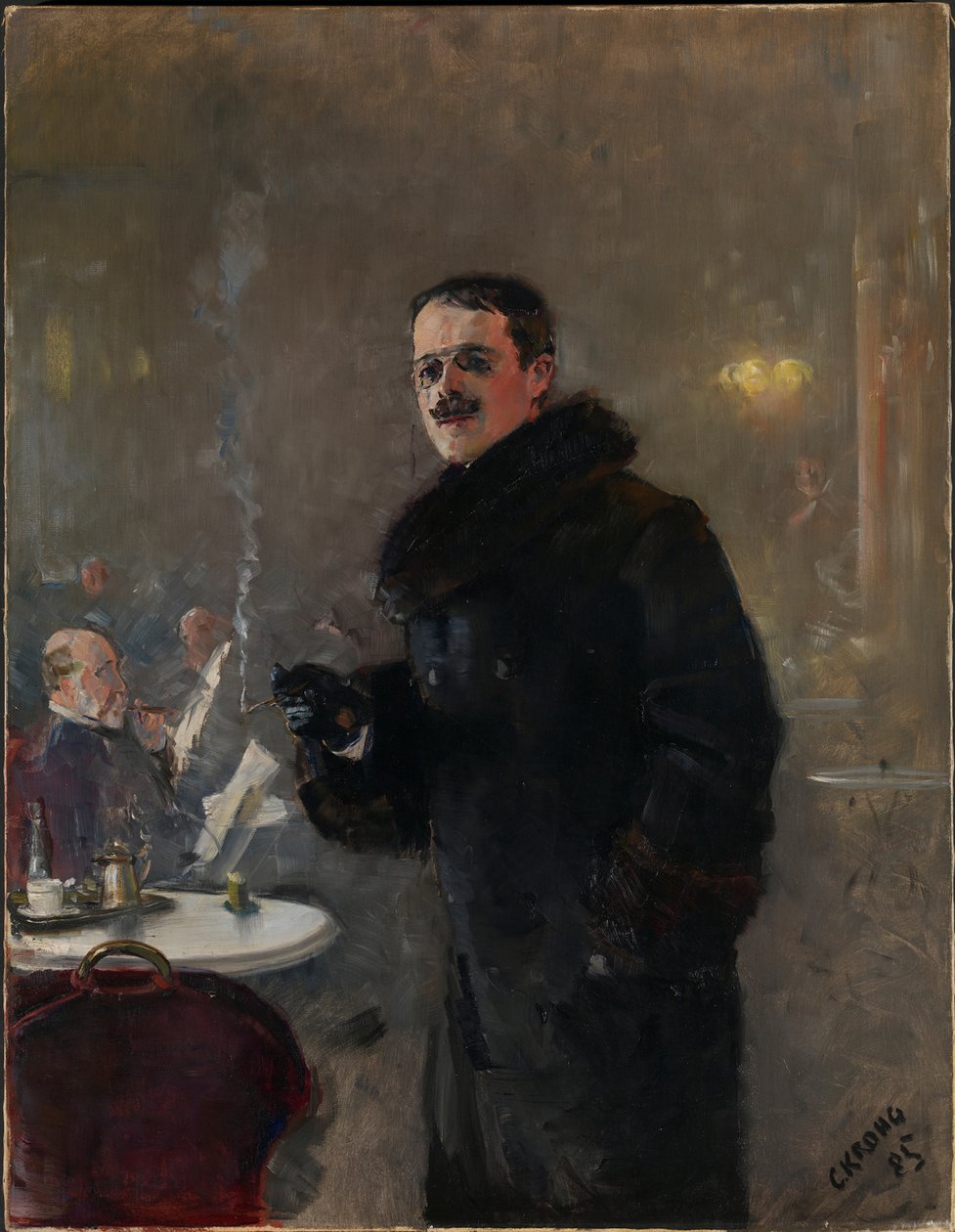 Portrett av Gerhard Munthe 1849-1929, 1885. av Christian Krohg