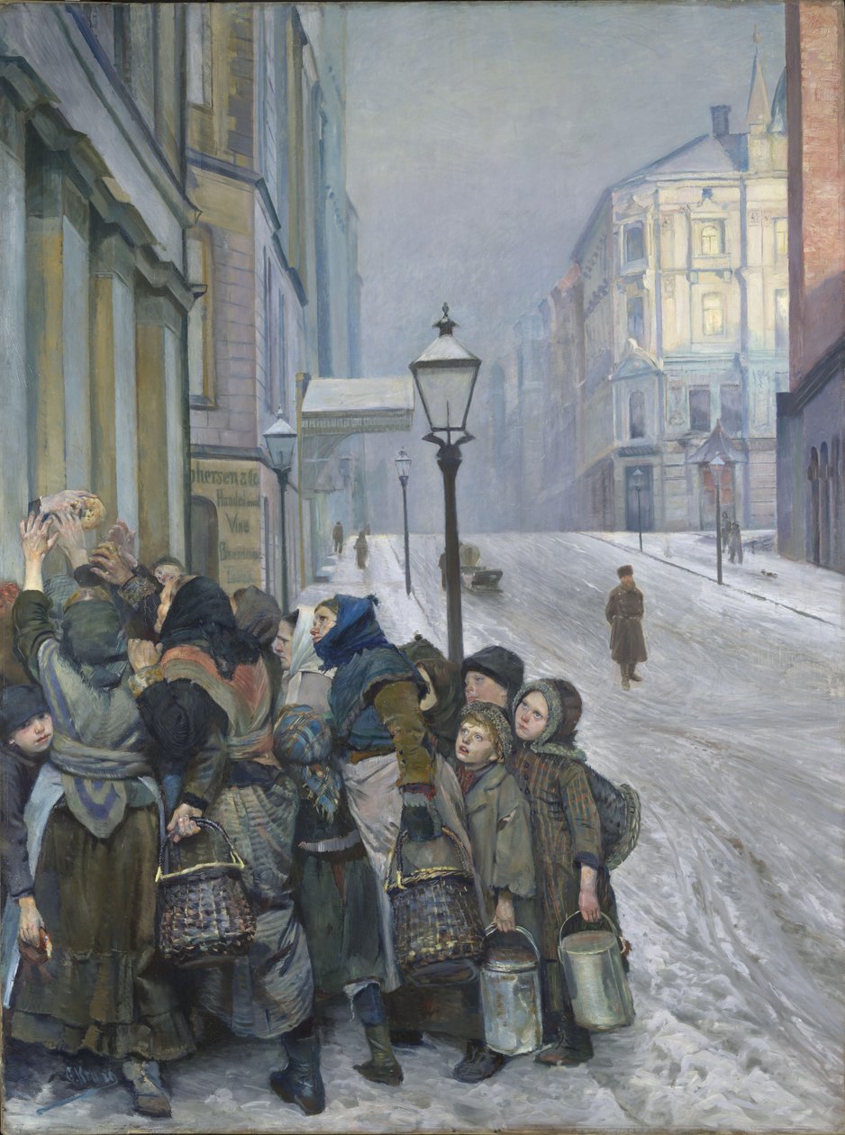Kamp for å overleve av Christian Krohg