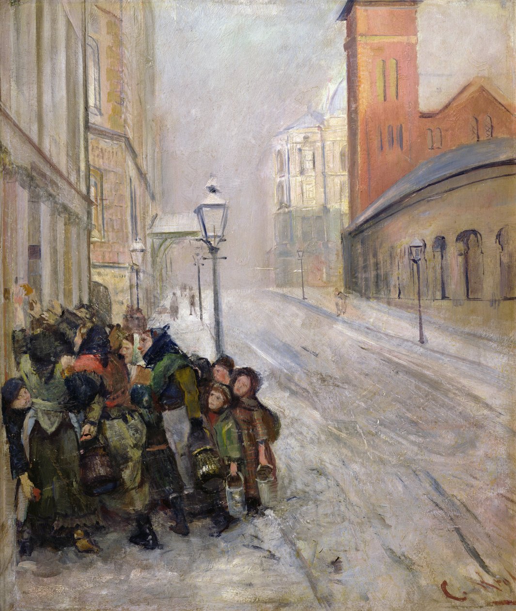 Kampen for å overleve av Christian Krohg