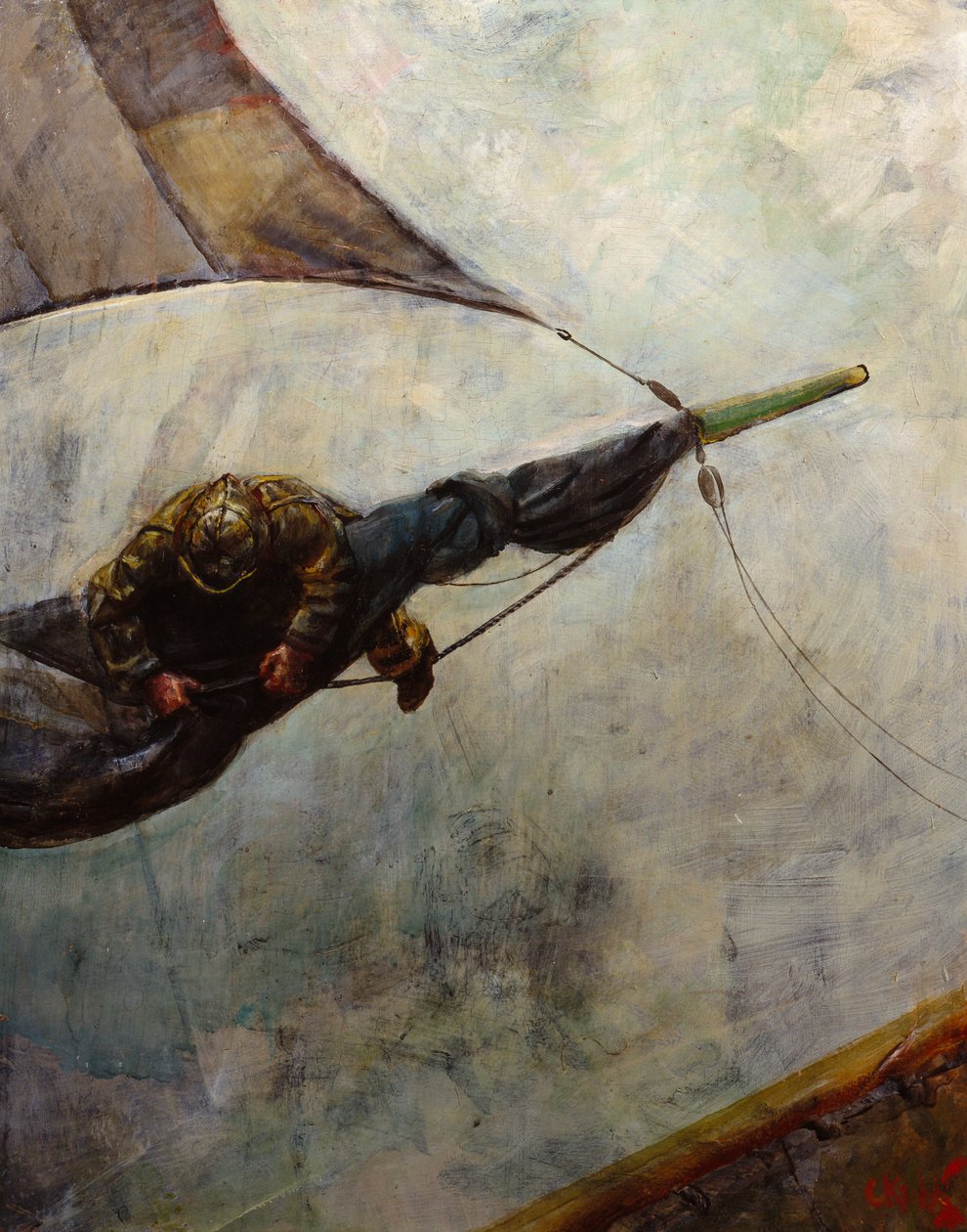 Up In The Air (maleri) av Christian Krohg