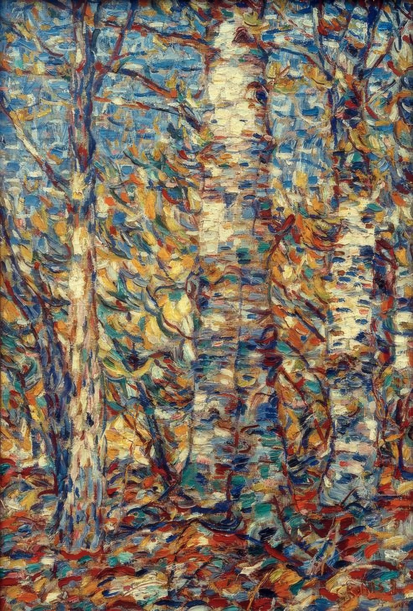 Birkenwald av Christian Rohlfs