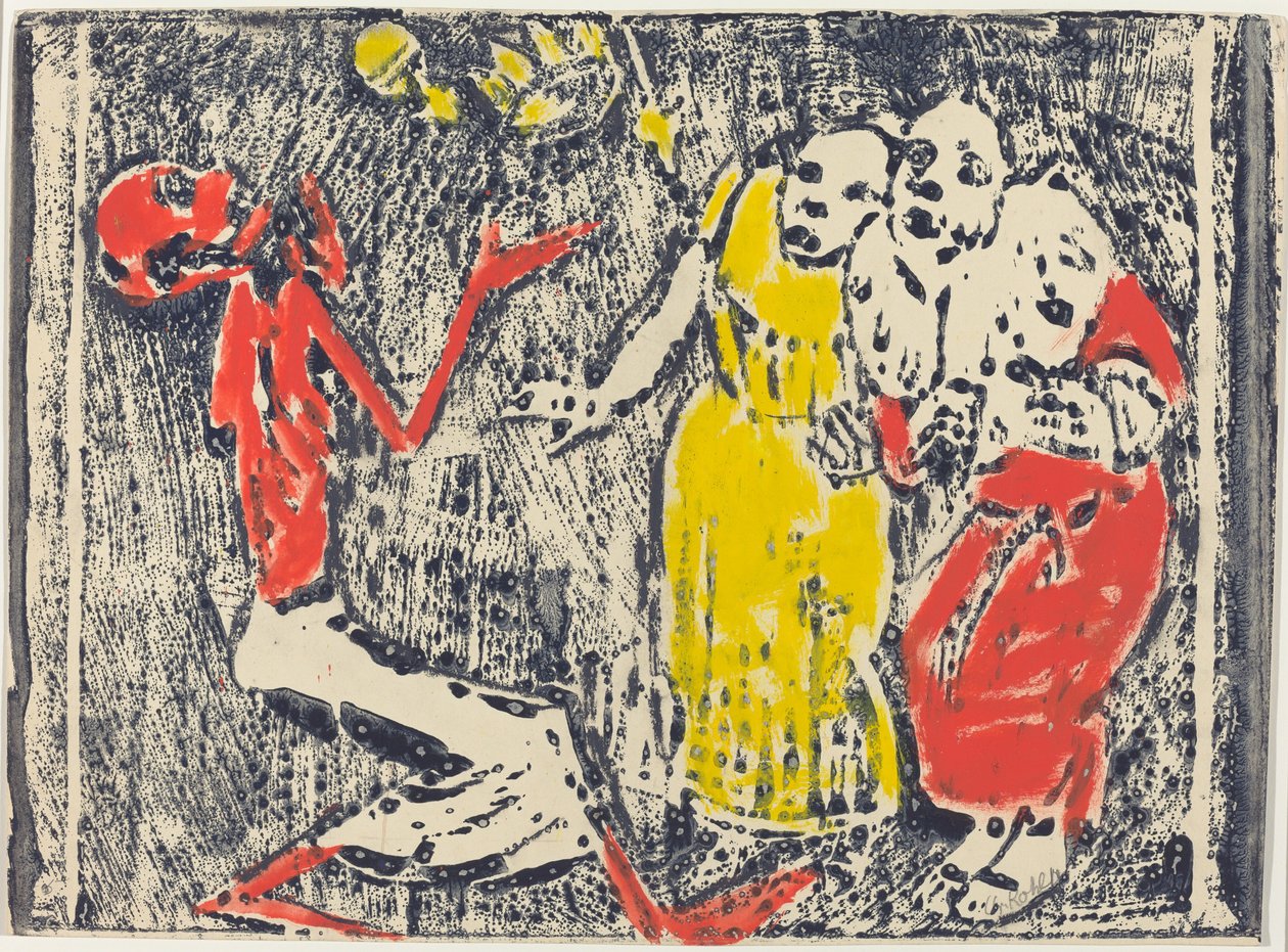 Død som gjøgler, 19181919. av Christian Rohlfs