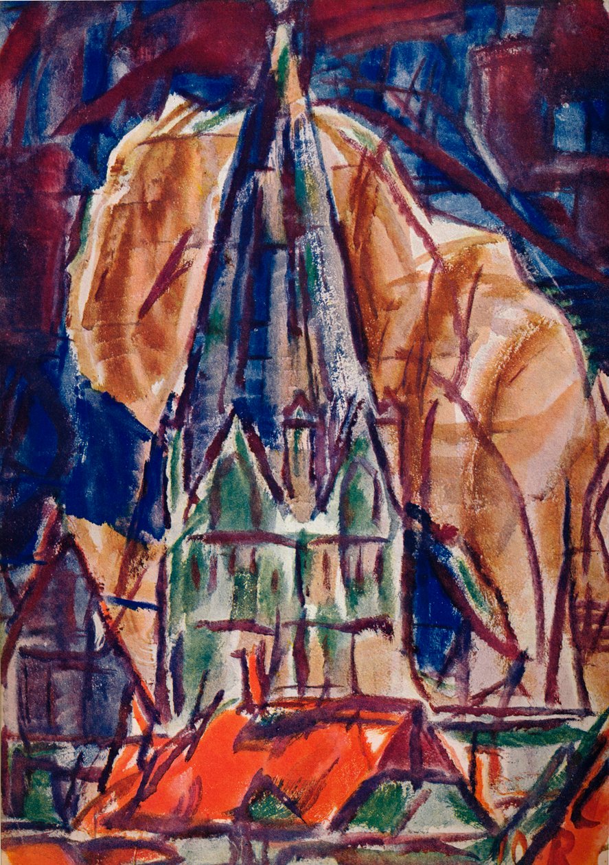 St. Patrocus i Soest, c1912 av Christian Rohlfs