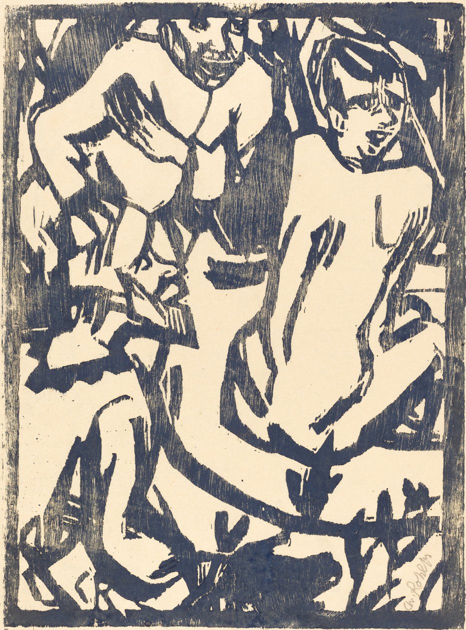 Susanna og de eldste, 19161917. av Christian Rohlfs