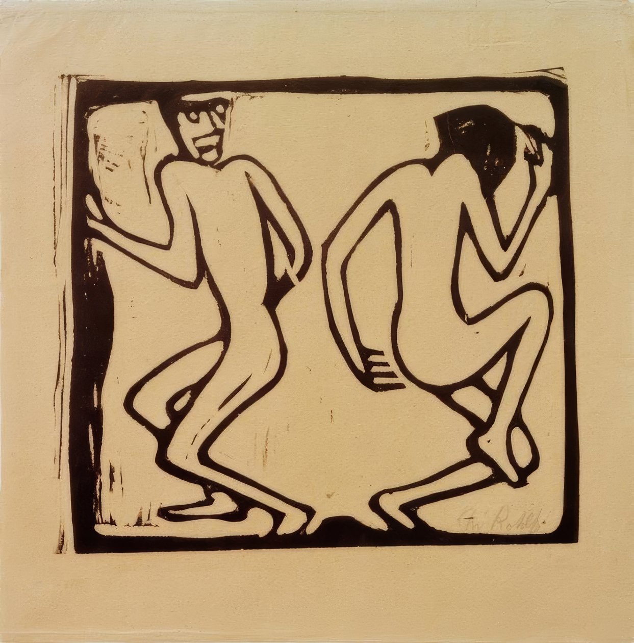 To dansere av Christian Rohlfs