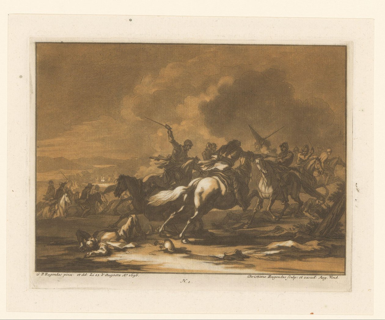 Equestrian Combat Riders, Horses and Battles (serietittel) av Christian Rugendas