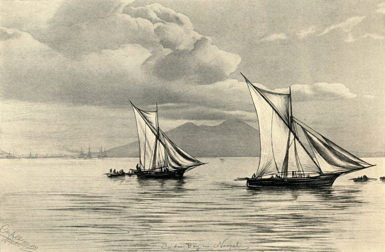 I Napolibukta, 1898. av Christian Wilhelm Allers