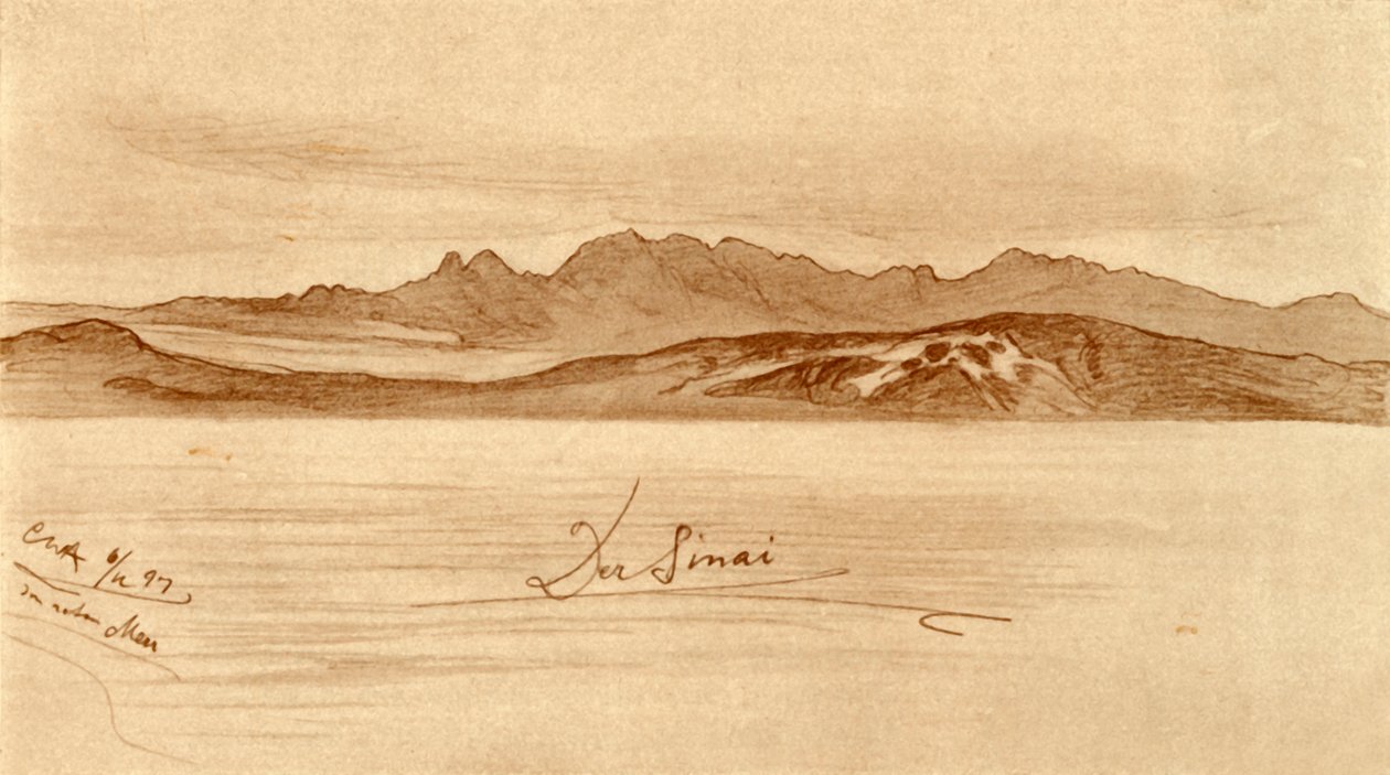 Sinai, Egypt, 1898. av Christian Wilhelm Allers