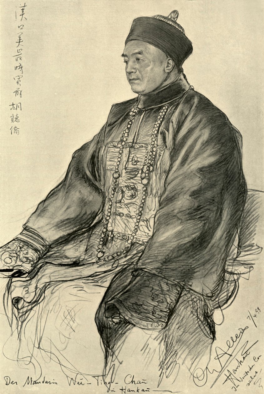 w U-ting-cha U, mandarin i Hankow, 1898. av Christian Wilhelm Allers