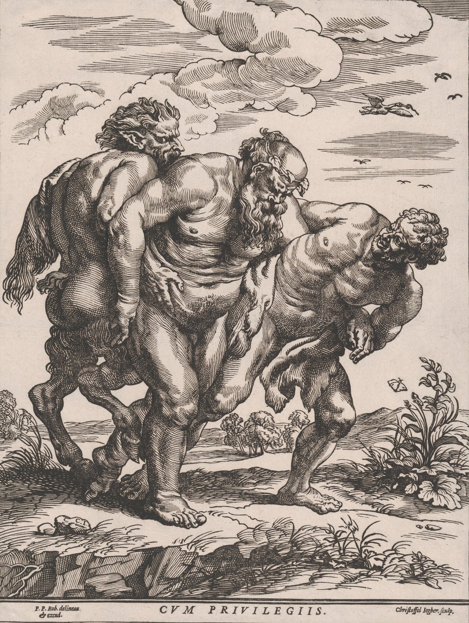 Silenus-marsjen, ca. 1652. av Christoffel Jegher