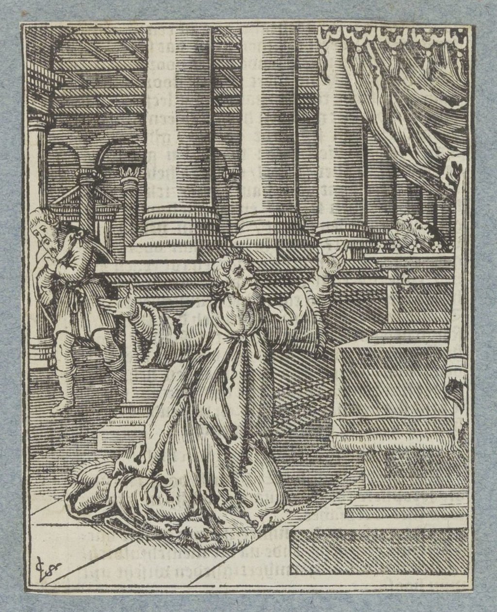 Davids omvendelse og straff av Christoffel van Sichem (II)