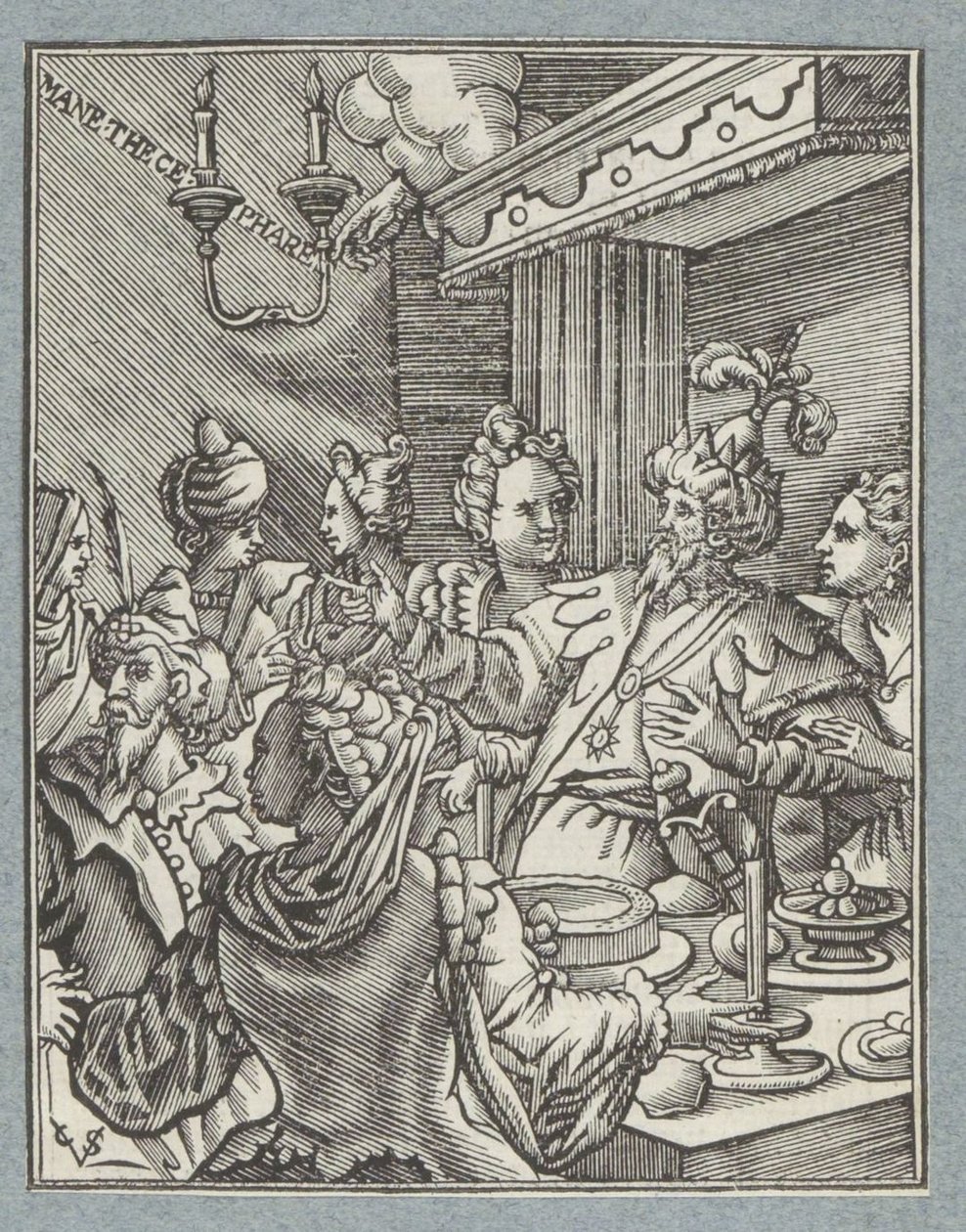 Belsasars fest av Christoffel van Sichem (II)