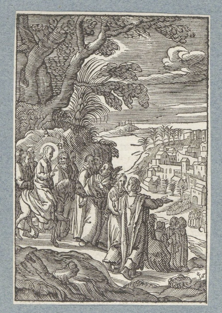 Innreise til Jerusalem av Christoffel van Sichem (II)