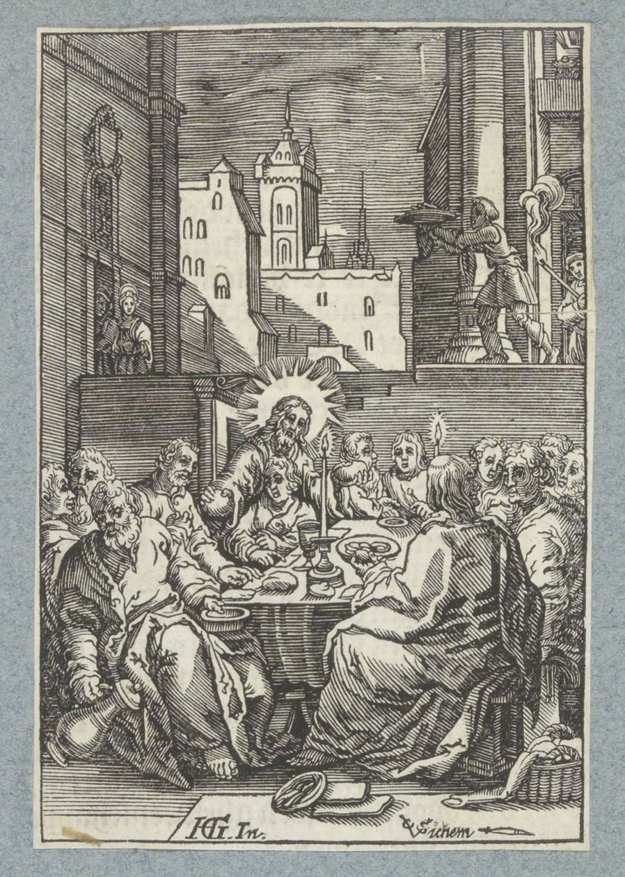 Siste måltid av Christoffel van Sichem (II)