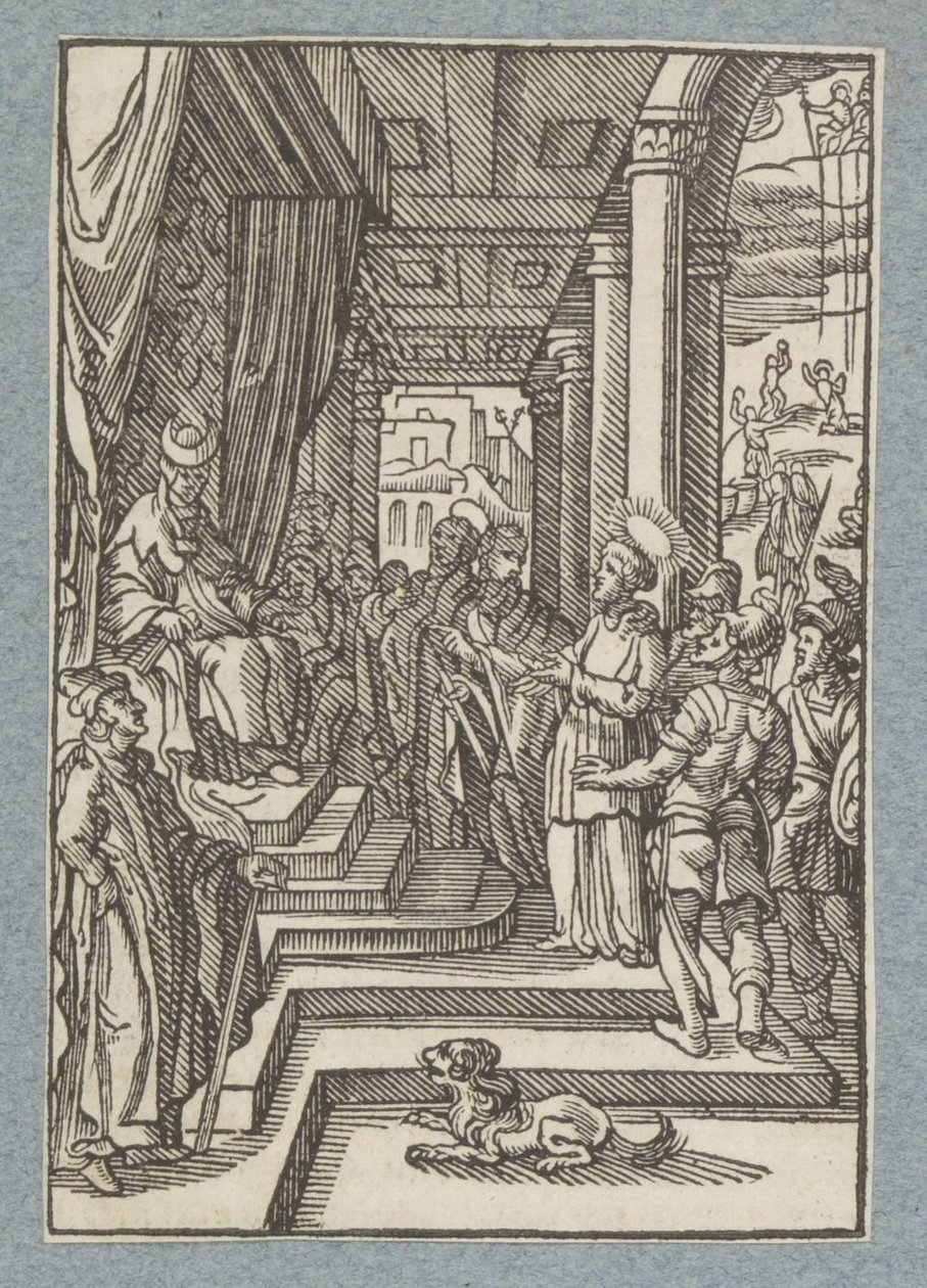 Stefanus foran ypperstepresten av Christoffel van Sichem (II)