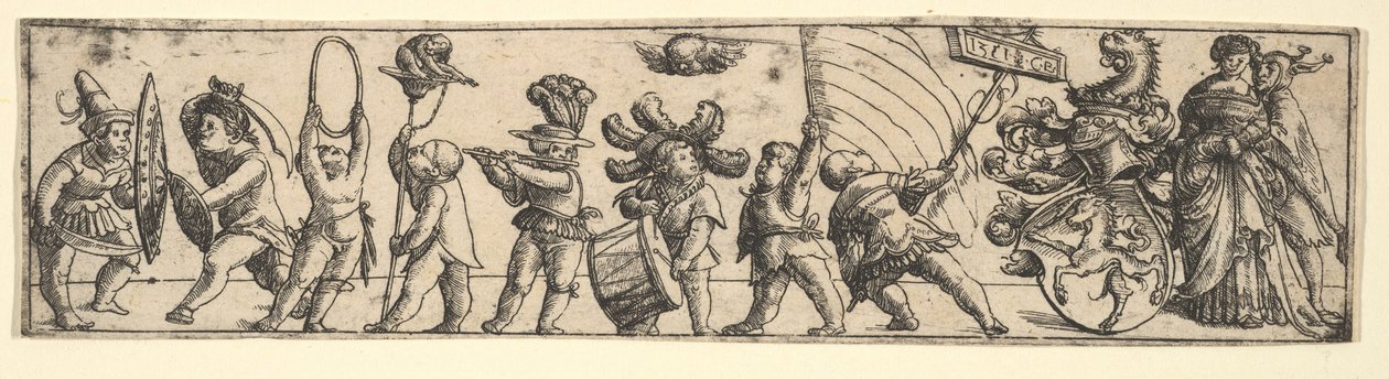 Frise med barn, 1531. av Christoph Bockstorffer